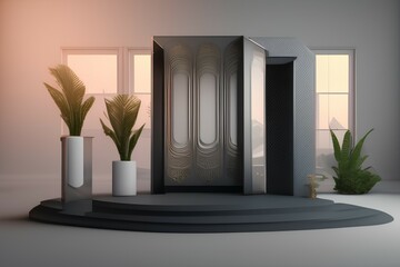 modern interior design - Generate AI