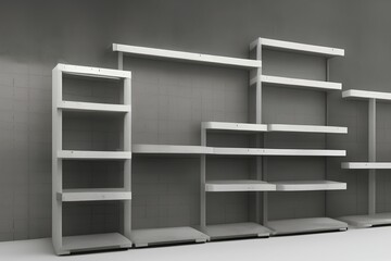 3d shelves - Generate AI