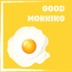 fried egg illustration