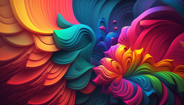 abstract colorful