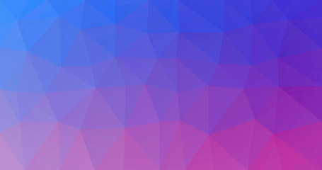 Prismatic background with polygonal pattern. Low poly triangular background gradient in bright colors. Polygonal background banner template. Illustration with irregular triangles.