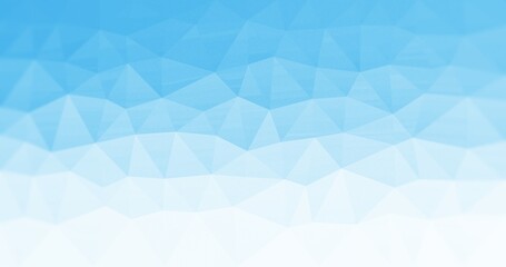 Obraz premium Prismatic background with polygonal pattern. Low poly triangular background gradient in bright pastel colors. Polygonal background banner template. Illustration with irregular triangles.