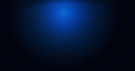 Image of dark blue light spot on black background