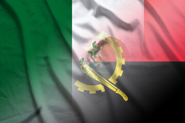 Mexico and Angola state flag transborder relations AGO MEX