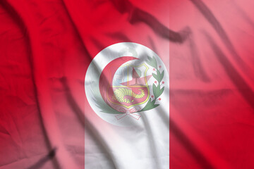 Tunisia and Peru national flag international relations PER TUN