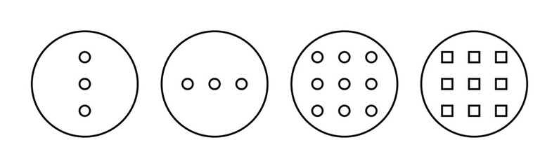 Menu Icon vector for web and mobile app. web menu sign and symbol. hamburger menu symbol