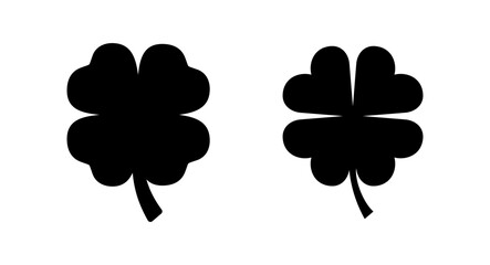 Fototapeta na wymiar Clover icon vector illustration. clover sign and symbol. four leaf clover icon.
