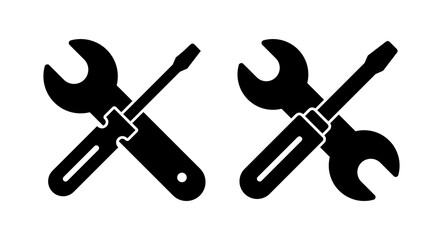 Repair tools icon vector illustration. tool sign and symbol. setting icon. Wrench and screwdriver. Service