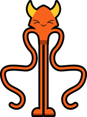 Alien cute png graphic clipart design