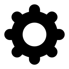 gear glyph icon