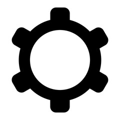 gear glyph icon