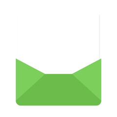 초록색 초대장 편지봉투 배경