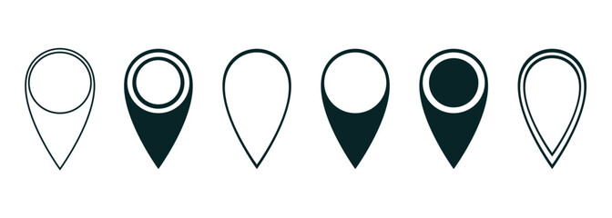 Icons for the site. Vector illustration on a white background.