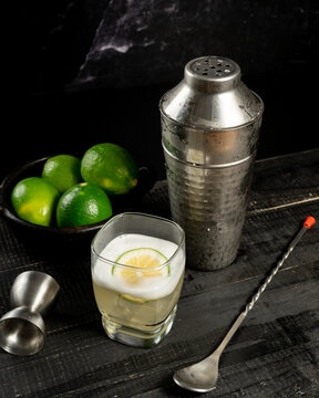 Whisky sour cocktail