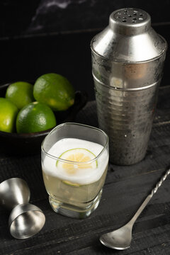 Whisky sour coctel