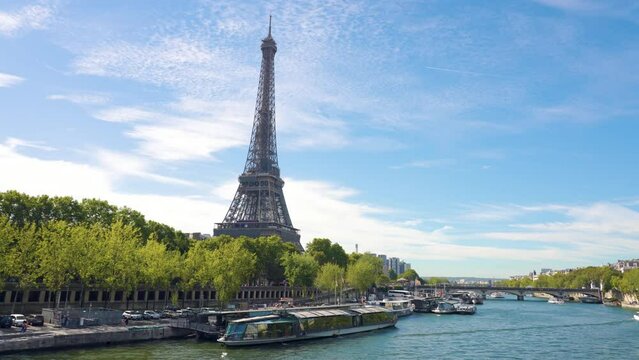 The Eiffel tower. Best Destinations in Europe. Paris, France.