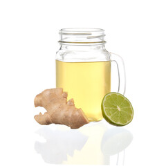 Refrescante té de jengibre natural / Refrescante té de jengibre natural