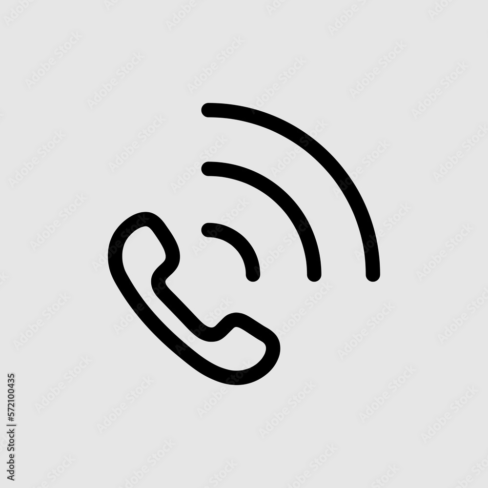 Poster call icon vector for computer, web and mobile app trendy style on white background..eps