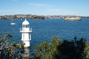 Fototapeta na wymiar Bradleys Head Lighthouse- Mosman - Sydney