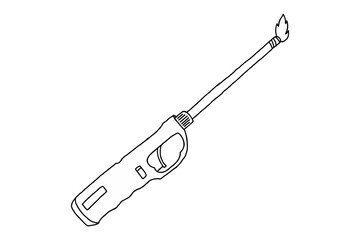 Gas Lighter Vector