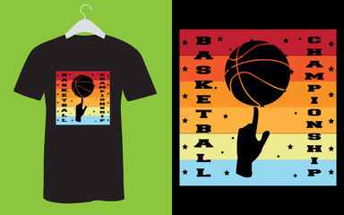 creative vector graphic men's women basketball t shirt design
