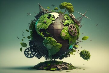 The world run by sustainable, renewable energy.