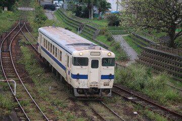 Naklejka premium 九州・宮崎の鉄道風景