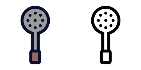 Skimmer. Color and Line Icons