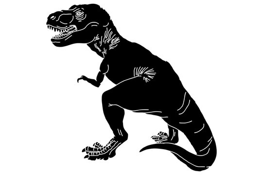recommend clip art: Silhouette of Tyrannosaurus rex / T rex