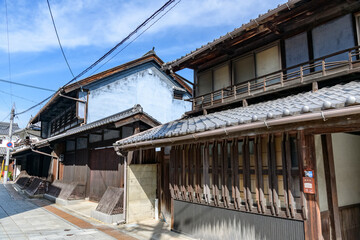 Obraz premium 広島県 竹原の街並み 