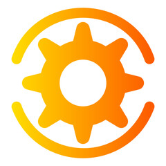 management gradient icon