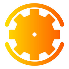 management gradient icon