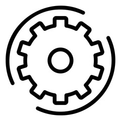 settings line icon