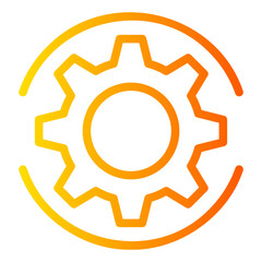 management gradient icon