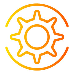 management gradient icon
