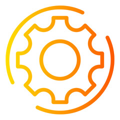 set up gradient icon