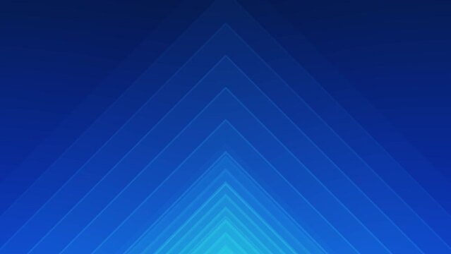 Futuristic light blue arrow moving up. Abstract technology background. Growth concept motion graphics backdrop. Seamless loop animation