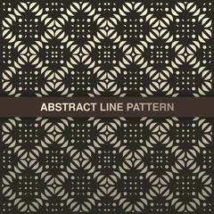 elegant dark and gold geometric pattern background