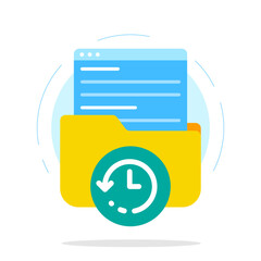 save browser cookies and cache pop up permission concept illustration flat design vector eps10. modern graphic element for landing page, empty state ui, infographic, icon © Ikiry GR