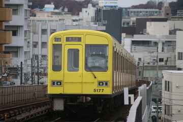 Naklejka premium 名古屋市内を走行する電車