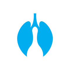 Lung logo images design