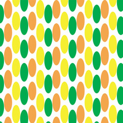 seamless pattern with circles yellow green 