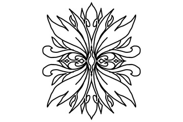 Flora Ornament Design Border