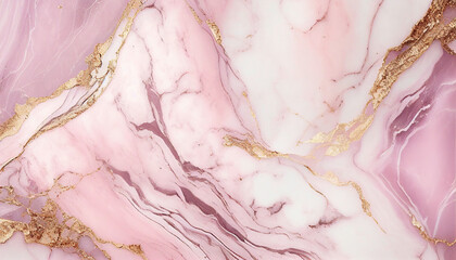 Luxury pastel pink, white and gold pattern of marble. background with texture for product design. Generative AI.