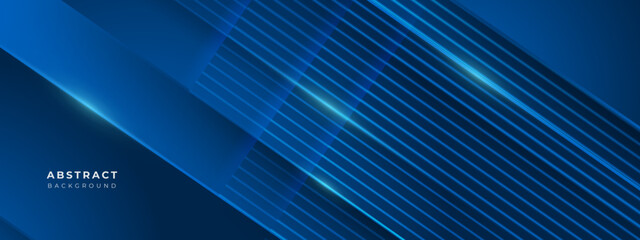Modern blue technology lights background
