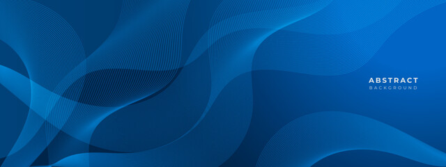 stylish blue technology lights background
