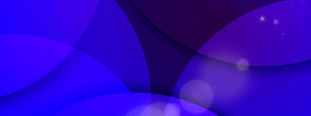 Simple abstract gradient dark blue banner background