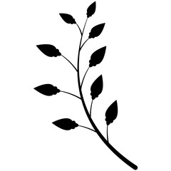 Silhouette Leaves Shapes