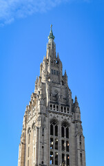 Fototapeta na wymiar East Liberty Presbyterian Church on a sunny day, Pittsburgh, Pennsylvania