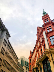 Low angle view of historical building in Leipzig